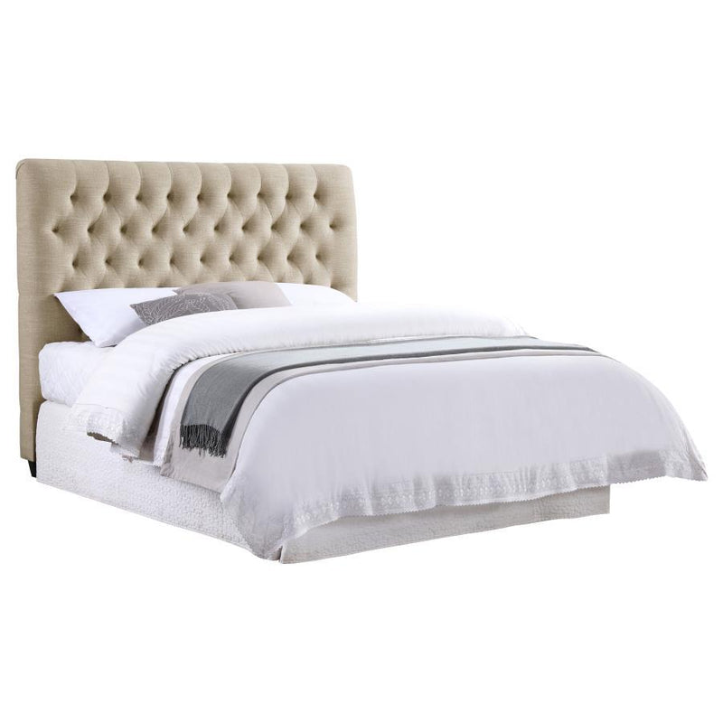 Chloe - Upholstered Panel Headboard - JaxCo Furniture