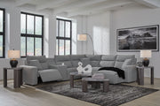 ModMax II - Salt And Pepper - Reclining Sectional - JaxCo Furniture