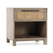 Jensen - 1 Drawer Nightstand - Taupe - JaxCo Furniture