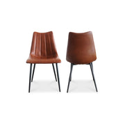 Alibi - Dining Chair (Set of 2) - Brown - JaxCo Furniture