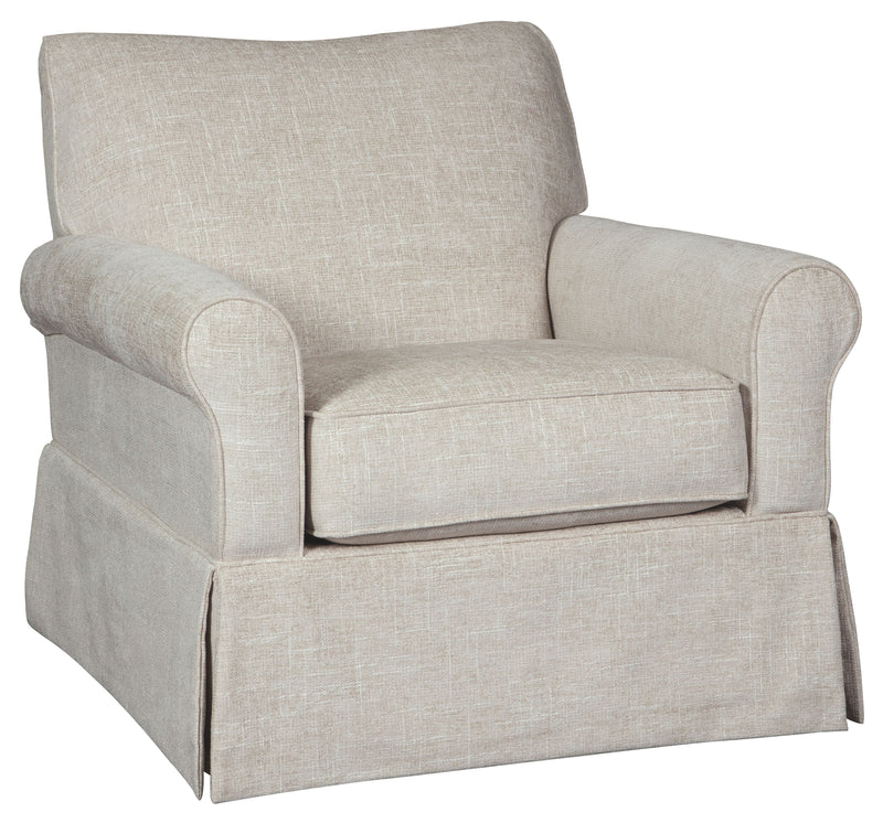 Searcy - Quartz - Swivel Glider Accent Chair - JaxCo Furniture