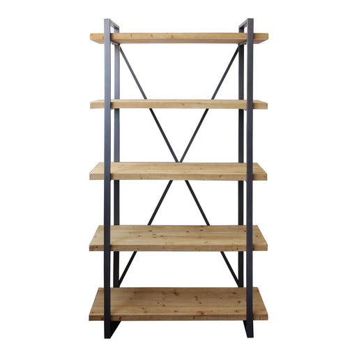 Lex - 5 Level Shelf - Natural - JaxCo Furniture