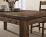 Coleman - Rectangular Dining Table - Rustic Golden Brown - JaxCo Furniture