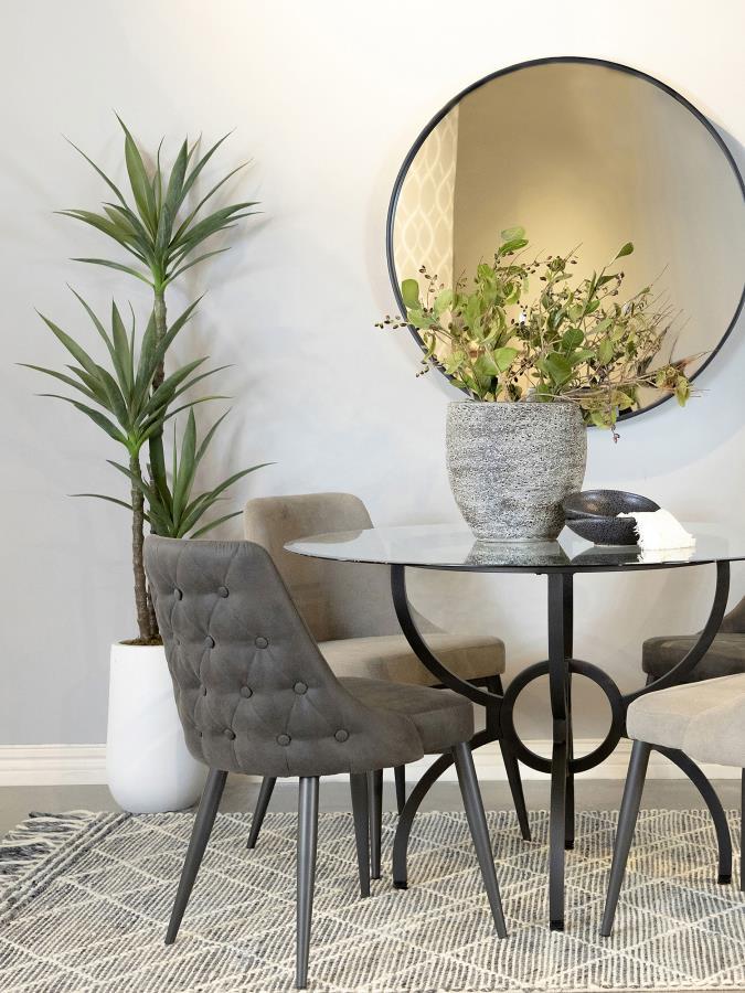 Cosmo - Upholstered Dining Side Chair (Set of 2) - JaxCo Furniture