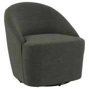 Leon - Upholstered Barrel Accent Swivel Chair - JaxCo Furniture