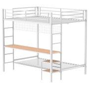 Campus - Metal Workstation Bunk Bed - JaxCo Furniture