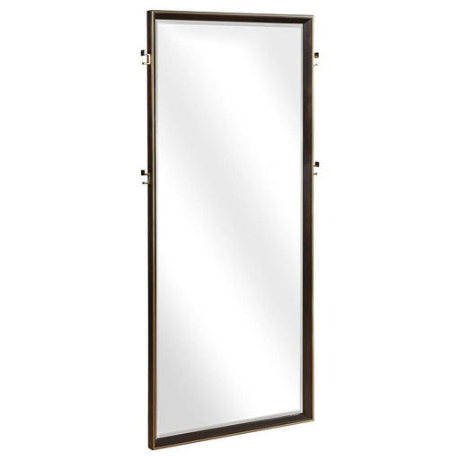 Durango - Standing Floor Mirror - Smoked Peppercorn - JaxCo Furniture