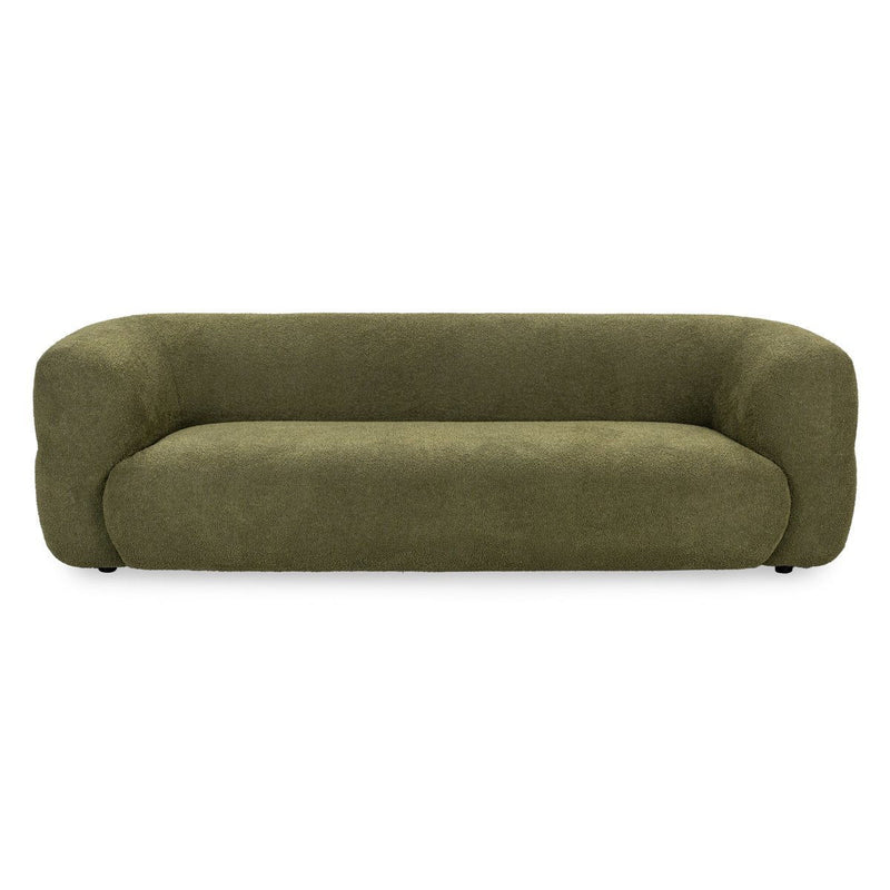 Faris - Upholstered Sofa - Dark Olive - JaxCo Furniture