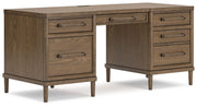 Roanhowe - Brown - Home Office Desk - JaxCo Furniture
