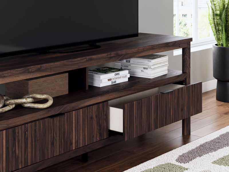 Cadmori - Brown - Extra Large TV Stand - JaxCo Furniture