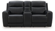 5Z-Comfort - Relaxation - Power Reclining Loveseat with Console / Adj Headrest - JaxCo Furniture