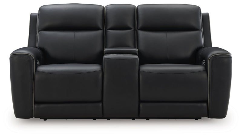 5Z-Comfort - Relaxation - Power Reclining Loveseat with Console / Adj Headrest - JaxCo Furniture