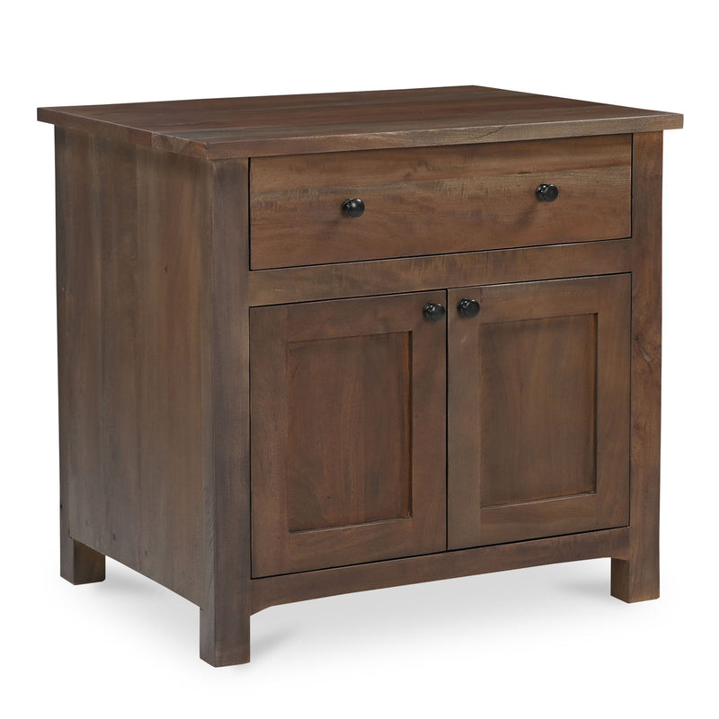 Gene - Charging Nightstand - Dark Brown - JaxCo Furniture