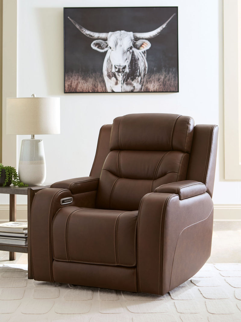 Knightington - Power Recliner With Audio Seating - JaxCo Furniture