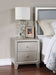 Omni - Nightstand - Pearl Silver - JaxCo Furniture