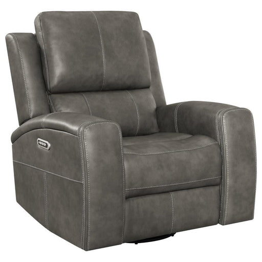 Brickston - Triple Power Swivel Glider Recliner - JaxCo Furniture