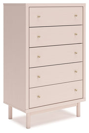 Wistenpine - Blush - Five Drawer Chest - JaxCo Furniture