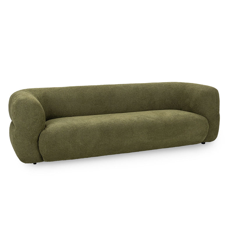 Faris - Upholstered Sofa - Dark Olive - JaxCo Furniture