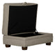 Farmington - Storage Ottoman - Buff - JaxCo Furniture