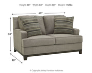 Kaywood - Granite - Loveseat - JaxCo Furniture