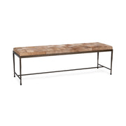 Achen - Hide 60" Bench - JaxCo Furniture