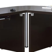 Skylar - Square Corner Table - Cappuccino - JaxCo Furniture