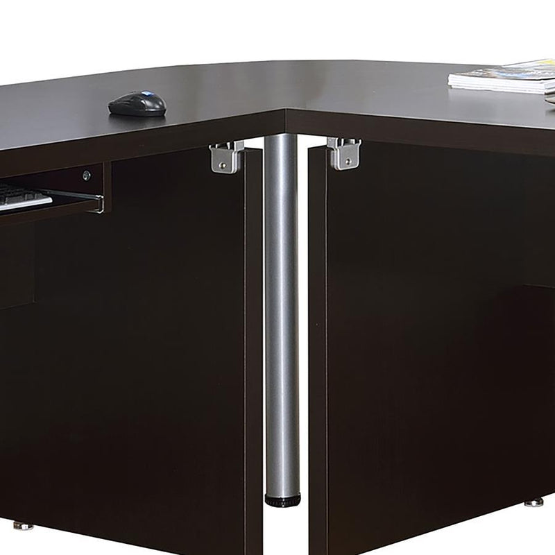 Skylar - Square Corner Table - Cappuccino - JaxCo Furniture