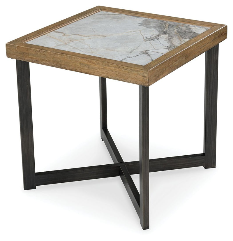 Montia - Multi - Square End Table - JaxCo Furniture