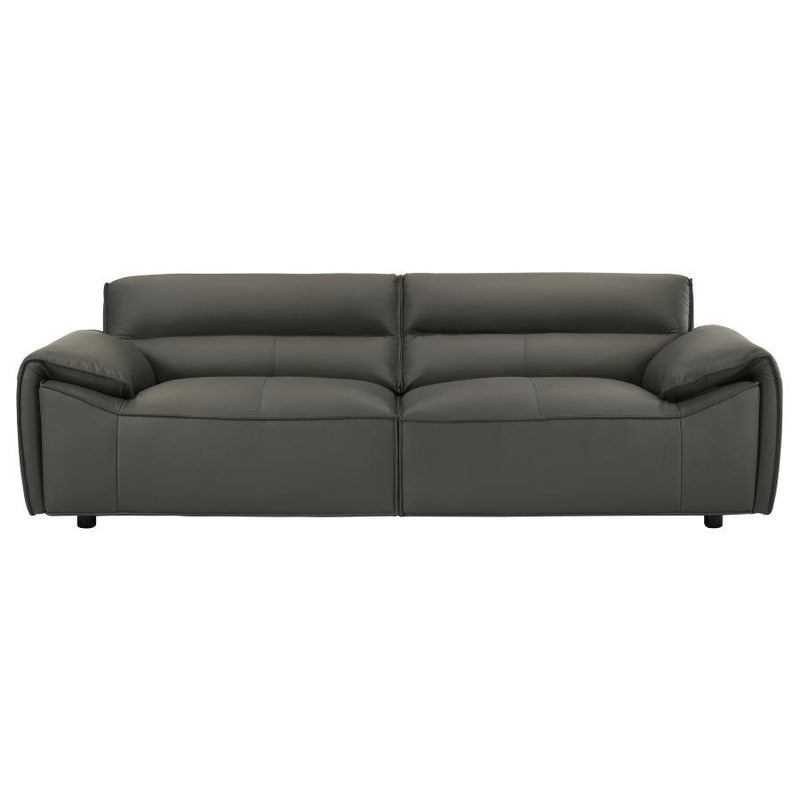 Buxton - Top Grain Leather Upholstered Sofa - JaxCo Furniture