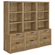 Westpark - 3 Piece Wall Unit Bookcase Set With USB - JaxCo Furniture