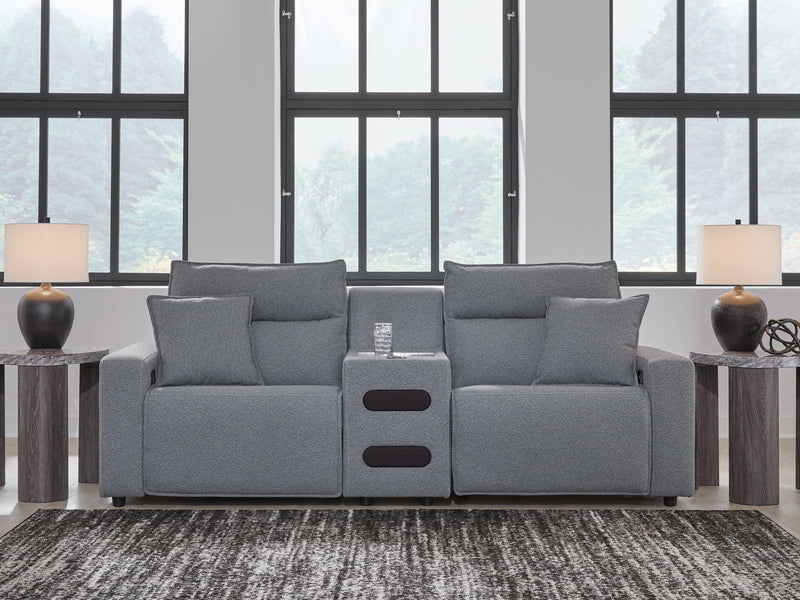 ModMax II - Salt And Pepper - Reclining Sectional - JaxCo Furniture