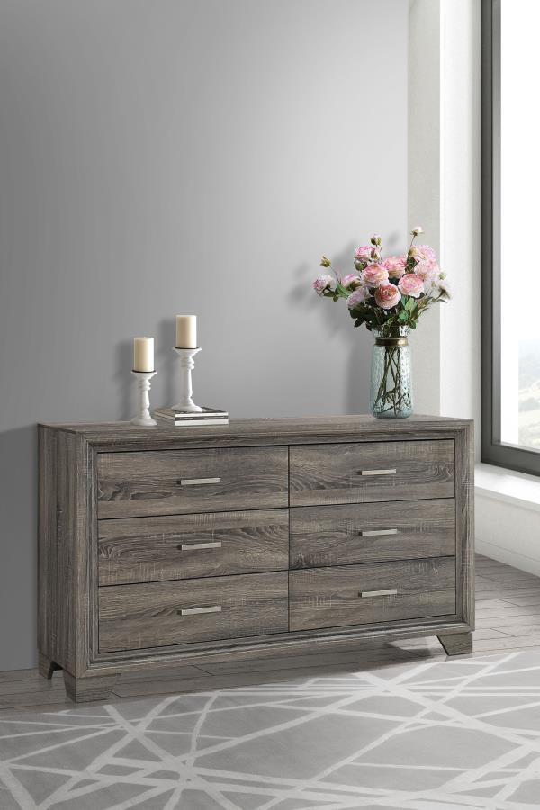 Wright - 6-Drawer Dresser Cabinet - JaxCo Furniture