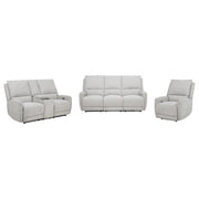 Sylmar - Chenille Power Reclining Sofa Set - JaxCo Furniture