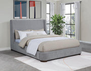 Rennes - Upholstered Wingback Platform Bed - JaxCo Furniture