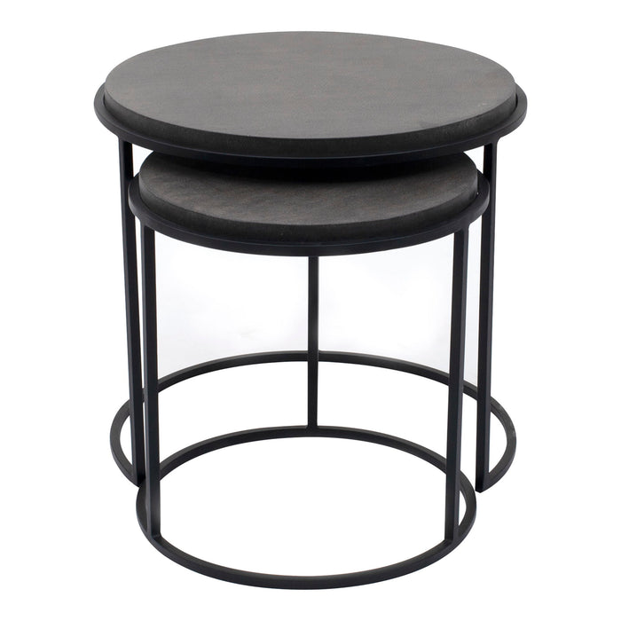 Roost - Nesting Tables (Set of 2) - Black - JaxCo Furniture