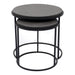 Roost - Nesting Tables (Set of 2) - Black - JaxCo Furniture