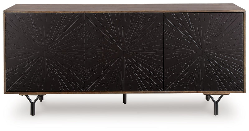 Lavinmont - Multi Brown - Accent Cabinet - JaxCo Furniture