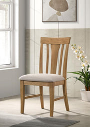 Hartville - Dining Side Chair (Set of 2) - Natural Light Brown - JaxCo Furniture