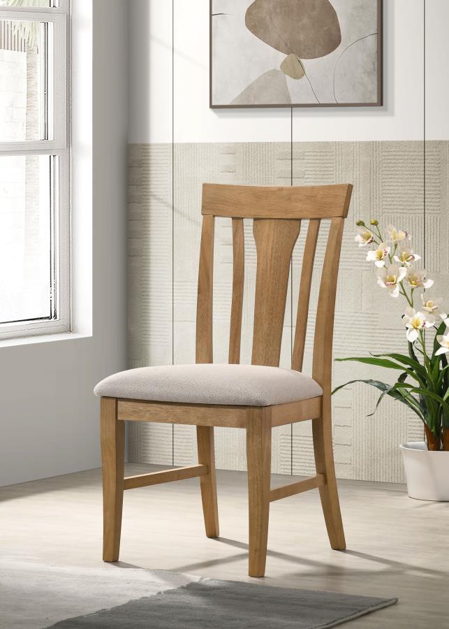 Hartville - Dining Side Chair (Set of 2) - Natural Light Brown - JaxCo Furniture