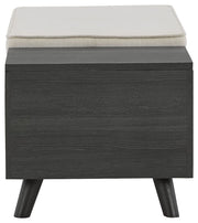 Yarlow - Dark Gray - Storage Bench - JaxCo Furniture