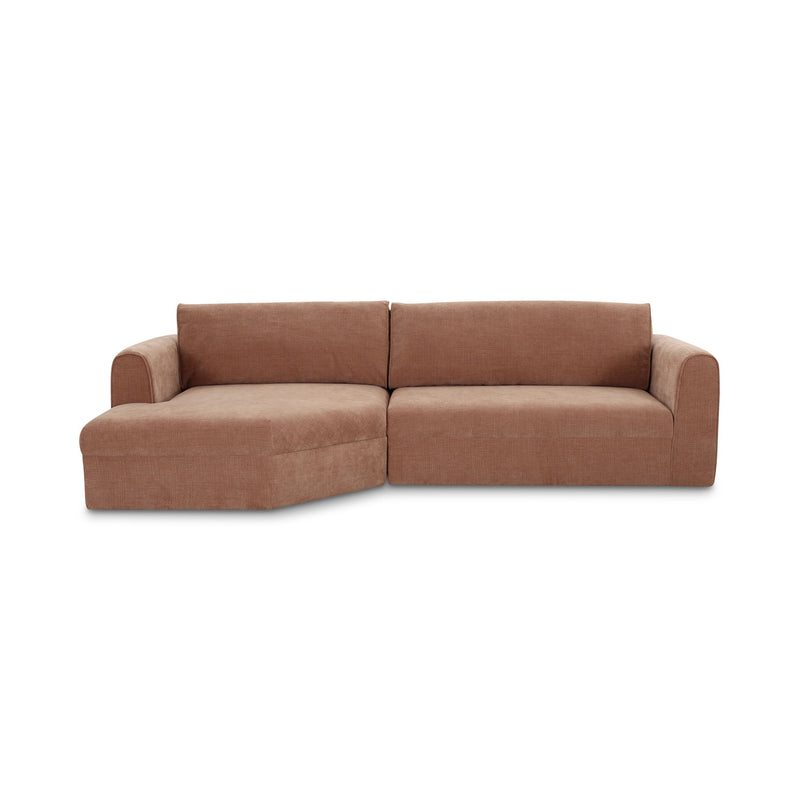 Madrid - Left Sectional - Heritage Pink - JaxCo Furniture