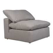 Terra - Livesmart Fabric Condo Slipper Chair - Light Gray - JaxCo Furniture