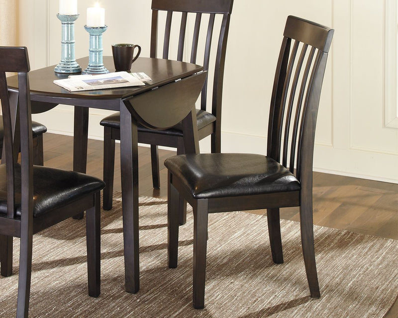 Hammis - Dark Brown - Dining UPH Side Chair (Set of 2) - JaxCo Furniture