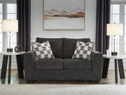 Loreo - Loveseat - Ebony - JaxCo Furniture