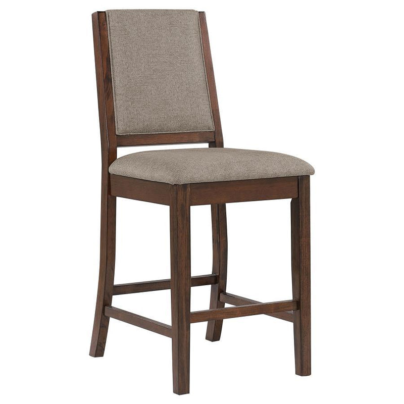 Patterson - Upholstered Counter Chair (Set of 2) - Mango Oak - JaxCo Furniture