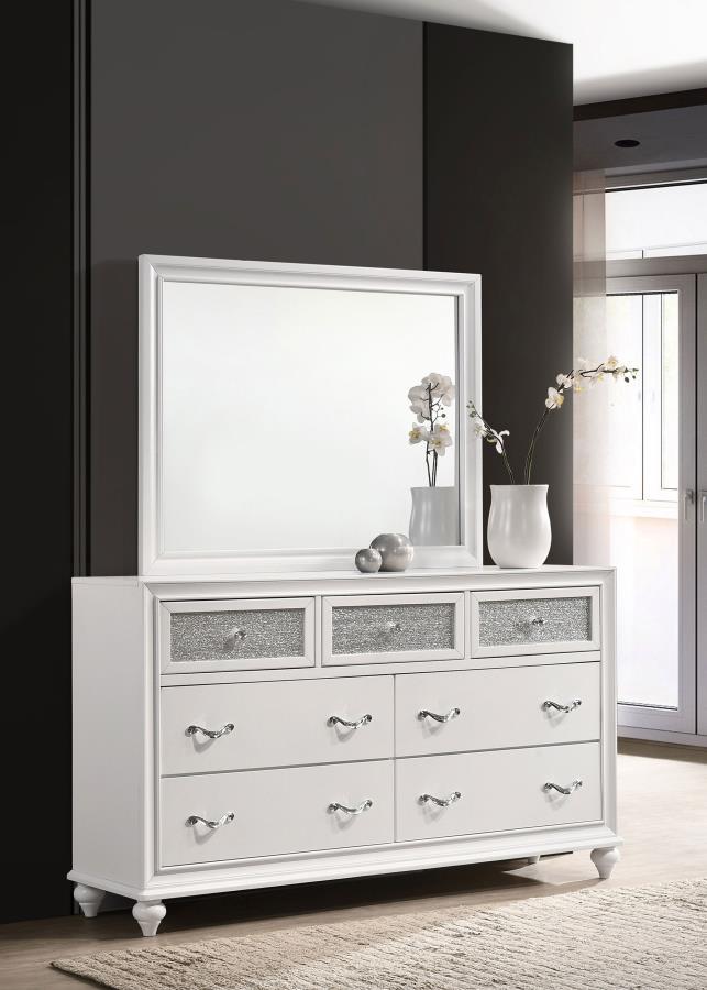 Barzini - 7-drawer Dresser With Mirror - JaxCo Furniture