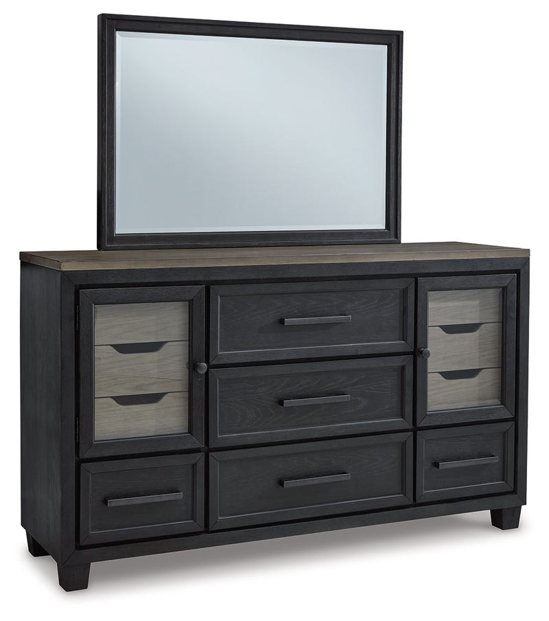 Foyland - Dresser, Mirror - JaxCo Furniture