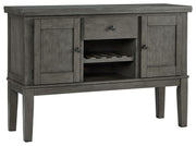Hallanden - Gray - Dining Room Server - JaxCo Furniture