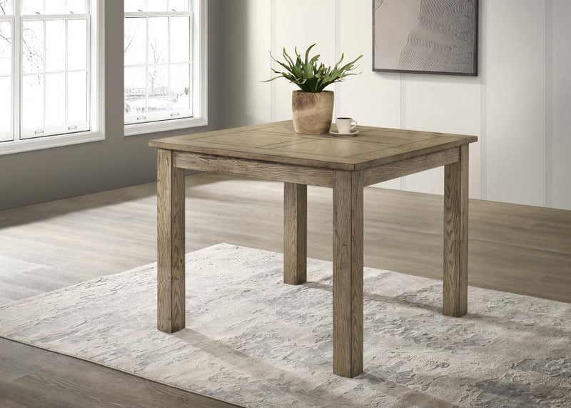 Cardova - Square Counter Height Dining Table - Vineyard Oak - JaxCo Furniture