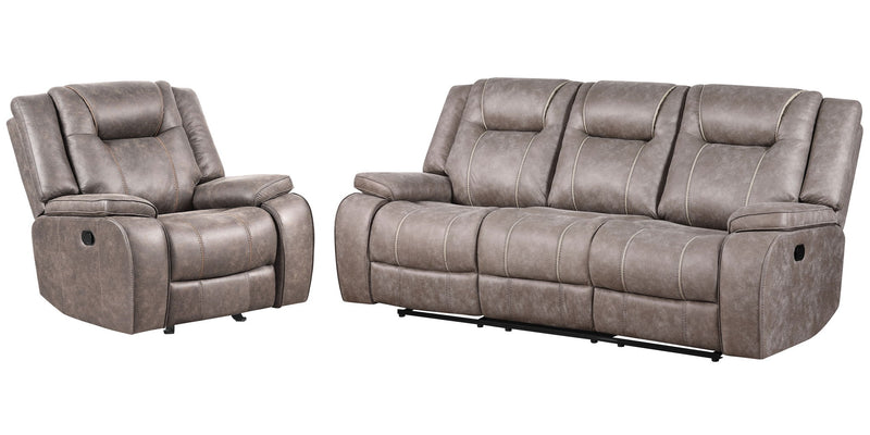 Blake - Manual Reclining Sofa Set - JaxCo Furniture
